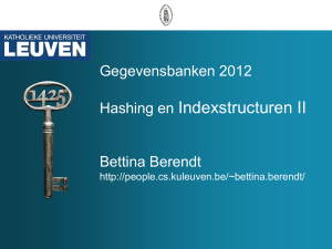 Gegevensbanken_2012_Les12_HashingIndexII