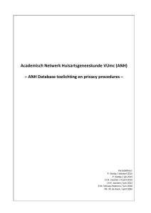 Academisch Netwerk Huisartsgeneeskunde VUmc (ANH) – ANH