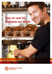 Hoe en wat bij Diabetes en Werk