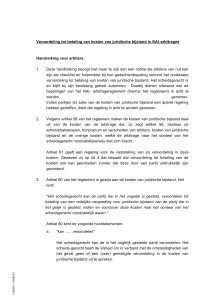 Leeg document - Nederlands Arbitrage Instituut