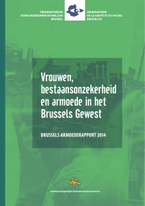 Vrouwen, bestaansonzekerheid en armoede in het Brussels Gewest