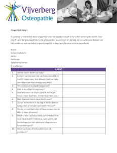 Vragenlijst baby`s - Vijverberg Osteopathie