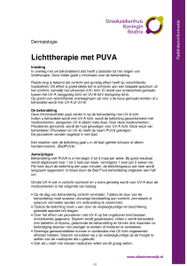 Lichttherapie met PUVA - Streekziekenhuis Koningin Beatrix