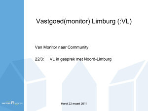 PowerPoint-presentatie - Vastgoed Sociëteit Noord Limburg