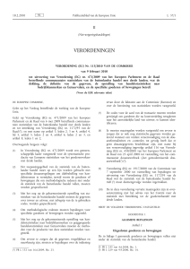 Verordening (EU) nr. 113/2010 van de Commissie van 9