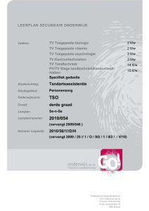 TSO 2010/054 - GO! Pro - GO! Onderwijs van de Vlaamse