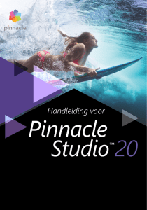 Gebruikershandleiding voor Pinnacle Studio 20