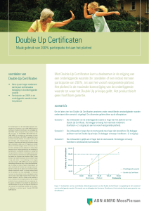 Double Up Certificaten