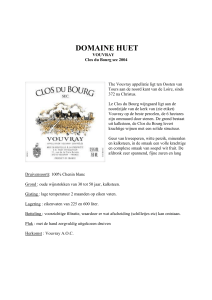 Vouvray demi-sec "Clos du Bourg"