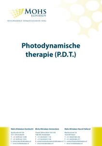 Photodynamische therapie