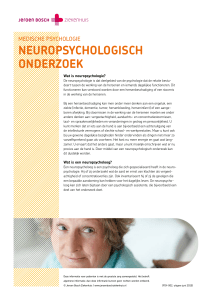 Neuropsychologisch oNderzoek