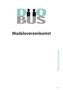 Modelovereenkomst