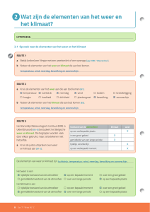 2 Wat zijn de elementen van het weer en het klimaat?