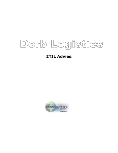 5. ITIL voor Dorb Logistics