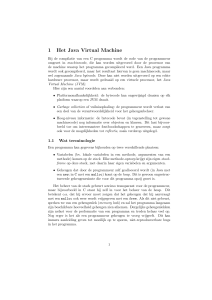 1 Het Java Virtual Machine