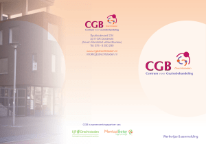 Klik hier voor onze folder met informatie over het CGB voor verwijzers.