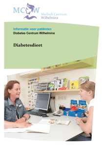 Diabetesdieet - Wilhelmina Ziekenhuis Assen