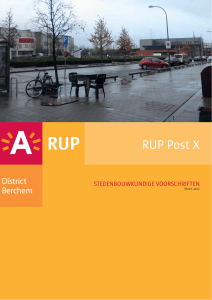 RUP Post X - Stad Antwerpen