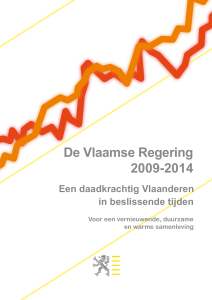 De Vlaamse Regering 2009-2014 - Bloso-KICS