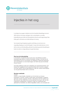 Injecties in het oog - Havenziekenhuis Rotterdam