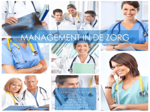 Management en de zorg