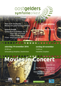 Movies in Concert - Oost Gelders Symfonie Orkest