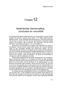 Chapter12 Nederlandse Samenvatting, conclusies en vooruitblik