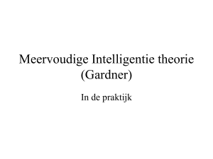 Meervoudige Intelligentietheorie (Gardner)