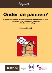 Rapport Onder de pannen?