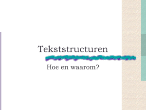 Tekststructuren