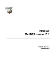 Introductory Guide for MedDRA
