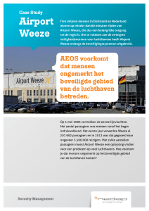 Airport Weeze - Nedap Security Management