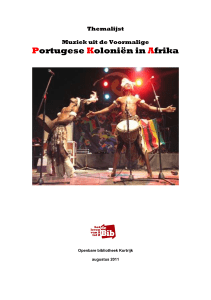 Muziek uit de Portugese kolonies