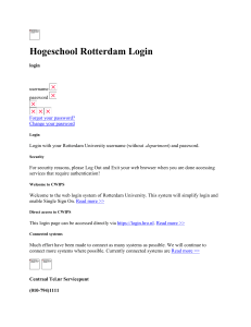 Login Hogeschool Rotterdam