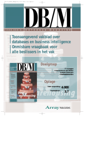 Toonaangevend vakblad over databases en business intelligence