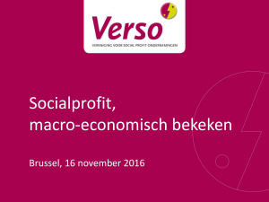 Socialprofit, macro-economisch bekeken