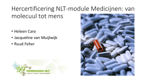 Hercertificering NLT-module Medicijnen: van molecuul