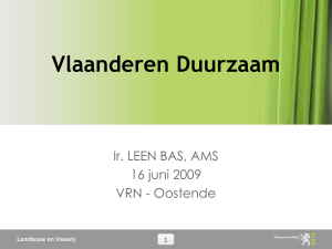 Vlaamse Strategie Duurzame Ontwikkeling (Leen Bas, Departement