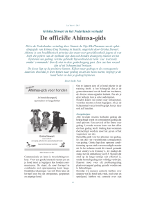 De officiële Ahimsa-gids - Plasman Vertalingen / Uitgeverij