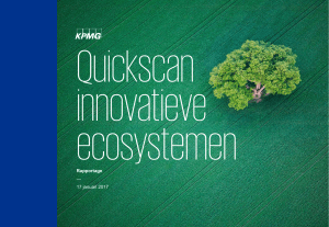 Quickscan innovatieve ecosystemen