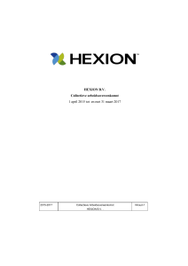 definitieve cao Hexion 2015 2017