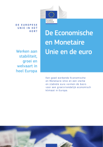 De Economische en Monetaire Unie en de euro