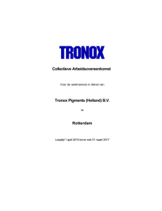 Tronox Pigments (Holland) BV