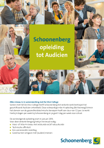 Schoonenberg opleiding tot Audicien