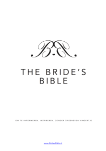 www.BridesBible.nl - The Bride`s Bible