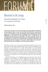 Monnik in de songs