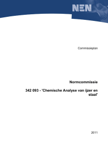 Normcommissie 342 093 - `Chemische Analyse van ijzer en