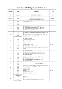 Werkwijzer 2013-2014 periode 1 : 2-09 t/m 22-11