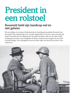 Roosevelt hield zijn handicap wel én niet geheim