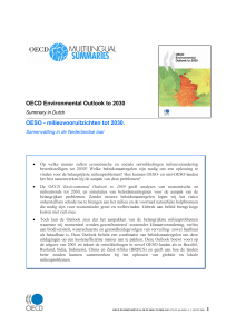 OECD Environmental Outlook to 2030 OESO